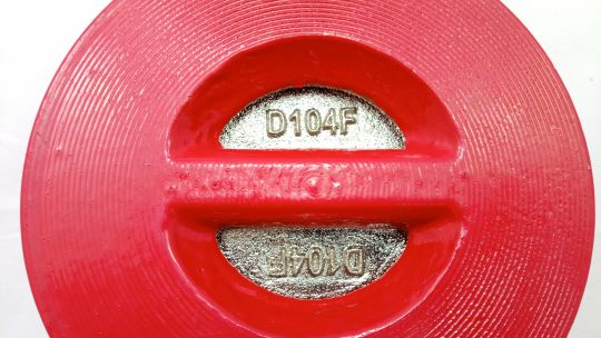 Dinarm Клапан обратный двустворчатый модели Khlop CV-02/W, межфланцевый, DIN, Ду 80, Pу=16 бар