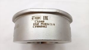 Обратный клапан межфланцевый Ду 65 Ру 40, корпус, диск - нерж. сталь, Tecofi CA6460-0065
