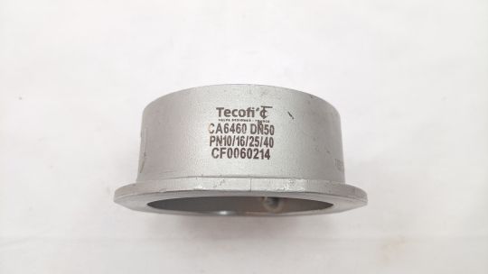 Клапан обратный осевой Tecofi CA6469 2’’ Ду50 Ру40 межфланцевый, корпус — нержавеющая сталь