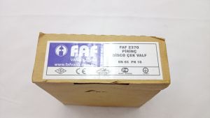 Клапан обратный FAF 2370 Ду65 Ру16 тарельчатый межфланцевый латунный