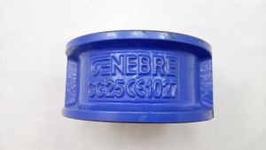 Клапан обратный двухстворчатый Genebre Ду65 2401 10 Ру16 межфланцевый чугунный