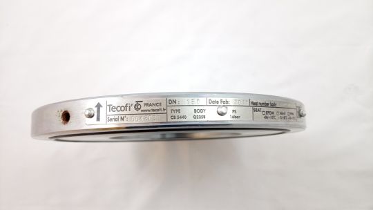 Клапан обратный Tecofi DN150 тип CB5440 корпус - оцинкованная сталь