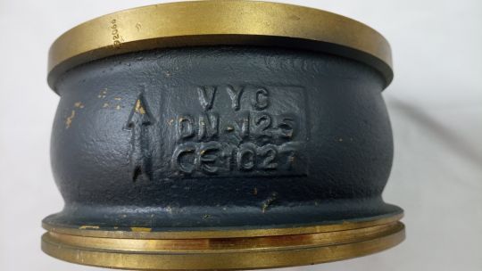 VYC 170-01-125 Обратный клапан межфланцевый бронзовый Ду125