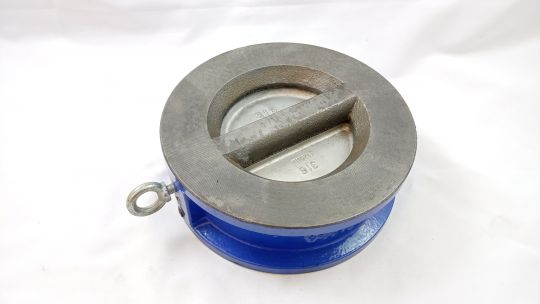 Клапан обратный двустворчатый GENEBRE DN125 2401 13 PN16 корпус - GJL-250 (GG25), пластины - AISI316 (CF8М), уплотнение - NBR, М/Ф
