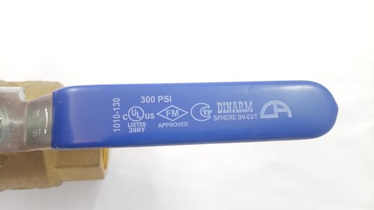 Кран шаровой полнопроходный муфтовый Динарм (Dinarm) Sphere BV-03/T ДУ32 Dn32