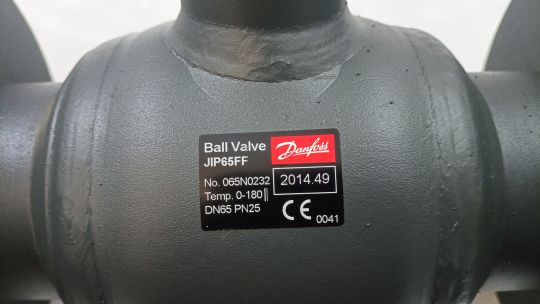 Шаровой кран Danfoss JiP Premium FF фланцевый под привод 065N0232 Ду 65 PN16