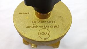 BROEN Ballorex Delta DP внутренняя резьба без дренажа Ду32, 20-40 kPa, kvs=6,3  46550030-021663