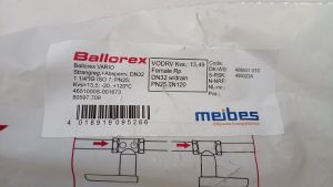 Broen 4651000S-001673 Ballorex VODRV Балансировочный клапан Ду 32 Kvs 13.48 с дренажём