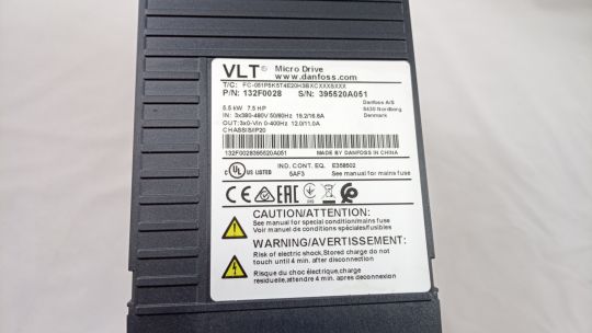 132F0028 Частотный преобразователь Danfoss VLT Micro Drive FC 51, 3 фаза, 12А, 5,5кВт