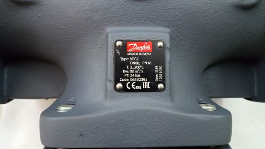Danfoss 065B2395 Клапан регулирующий чугун VFG2 универсальный Ду 80