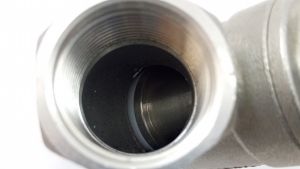 Клапан обратный пружинный DN20 PN40 нержавеющая сталь CF8M, резьба/резьба