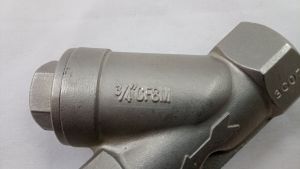 Клапан обратный пружинный DN20 PN40 нержавеющая сталь CF8M, резьба/резьба