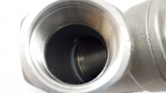 Клапан обратный пружинный DN20 PN40 нержавеющая сталь CF8M, резьба/резьба