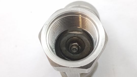 Клапан обратный пружинный DN20 PN40 нержавеющая сталь CF8M, резьба/резьба