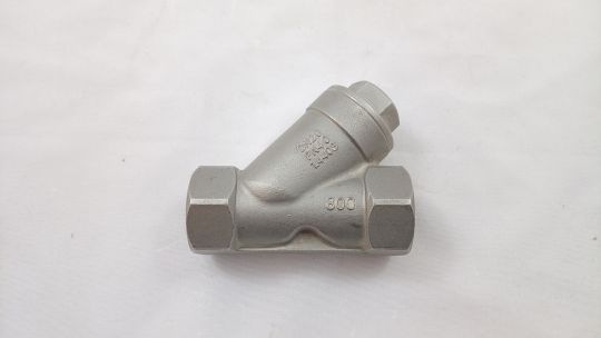 Клапан обратный пружинный DN20 PN40 нержавеющая сталь CF8M, резьба/резьба