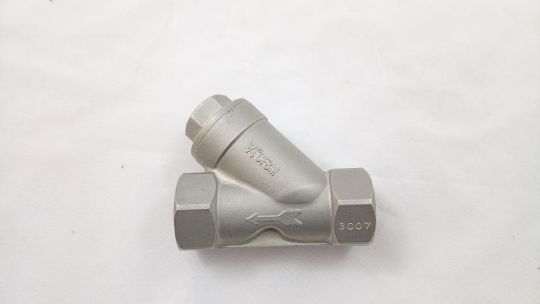 Клапан обратный пружинный DN20 PN40 нержавеющая сталь CF8M, резьба/резьба