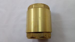 Клапан обратный осевой латунный Ду-32 (1 1/4") Ру-10 ВР (ВН) (Т<100°С) шток пластик 3001 Aquasfera