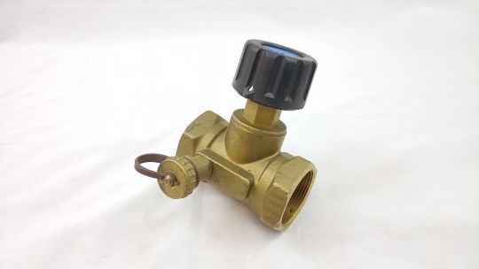 Клапан ручной запорный Danfoss MSV-M со спускным краном, Ду 40, 1 1/2" ВР, 003Z2055