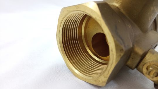 Клапан ручной запорный Danfoss MSV-M со спускным краном, Ду 40, 1 1/2" ВР, 003Z2055