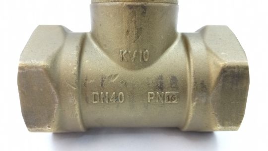 Клапан ручной запорный Danfoss MSV-M со спускным краном, Ду 40, 1 1/2" ВР, 003Z2055