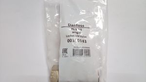 Danfoss RLV-15 1/2 003L0143 Клапан ручной запорный угловой никелированный