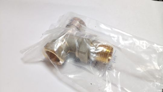 Danfoss RLV-15 1/2 003L0143 Клапан ручной запорный угловой никелированный