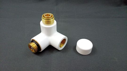 013G4008 Danfoss Комплект RAX set для подключения терморегулятора слева, белый