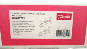 088U0732 Комплект коллекторов FHF-12F set с расходомерами, кронштейнами и воздухоотводчиками, 12 контуров