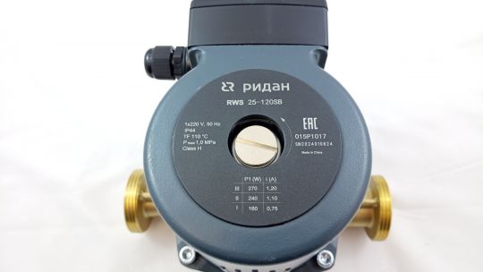 Насос циркуляционный RWS 25-120SB, 015P1017, Ридан Замена материала 015P1237