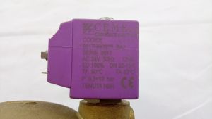Клапан соленоидный CEME G 1 1/4 2/2 ходовой нормально закрытый, с сервоприводом, катушка B6. 8617NN032S BDF