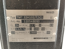 Насос WILO TMT 32H102/7,5Ci  120549093