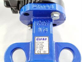 Затвор дисковый поворотный FAF Valve 3500 DN 125 PN 16 межфланцевый из чугуна EPDM с рукояткой