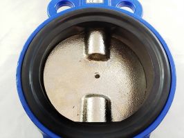 Затвор дисковый поворотный FAF Valve 3500 DN 125 PN 16 межфланцевый из чугуна EPDM с рукояткой