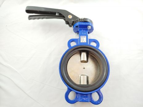 Затвор дисковый поворотный FAF Valve 3500 DN 125 PN 16 межфланцевый из чугуна EPDM с рукояткой