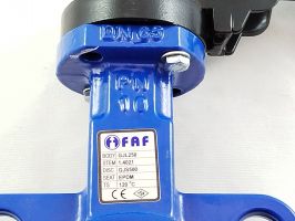 Затвор дисковый поворотный FAF Valve 3500 DN 065 PN 16 межфланцевый из чугуна EPDM с рукояткой