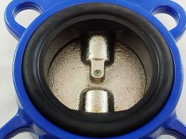 Затвор дисковый поворотный FAF Valve 3500 DN 065 PN 16 межфланцевый из чугуна EPDM с рукояткой