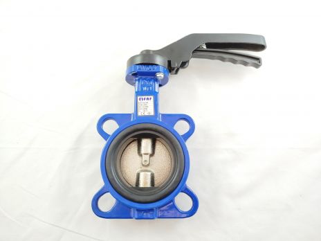 Затвор дисковый поворотный FAF Valve 3500 DN 065 PN 16 межфланцевый из чугуна EPDM с рукояткой
