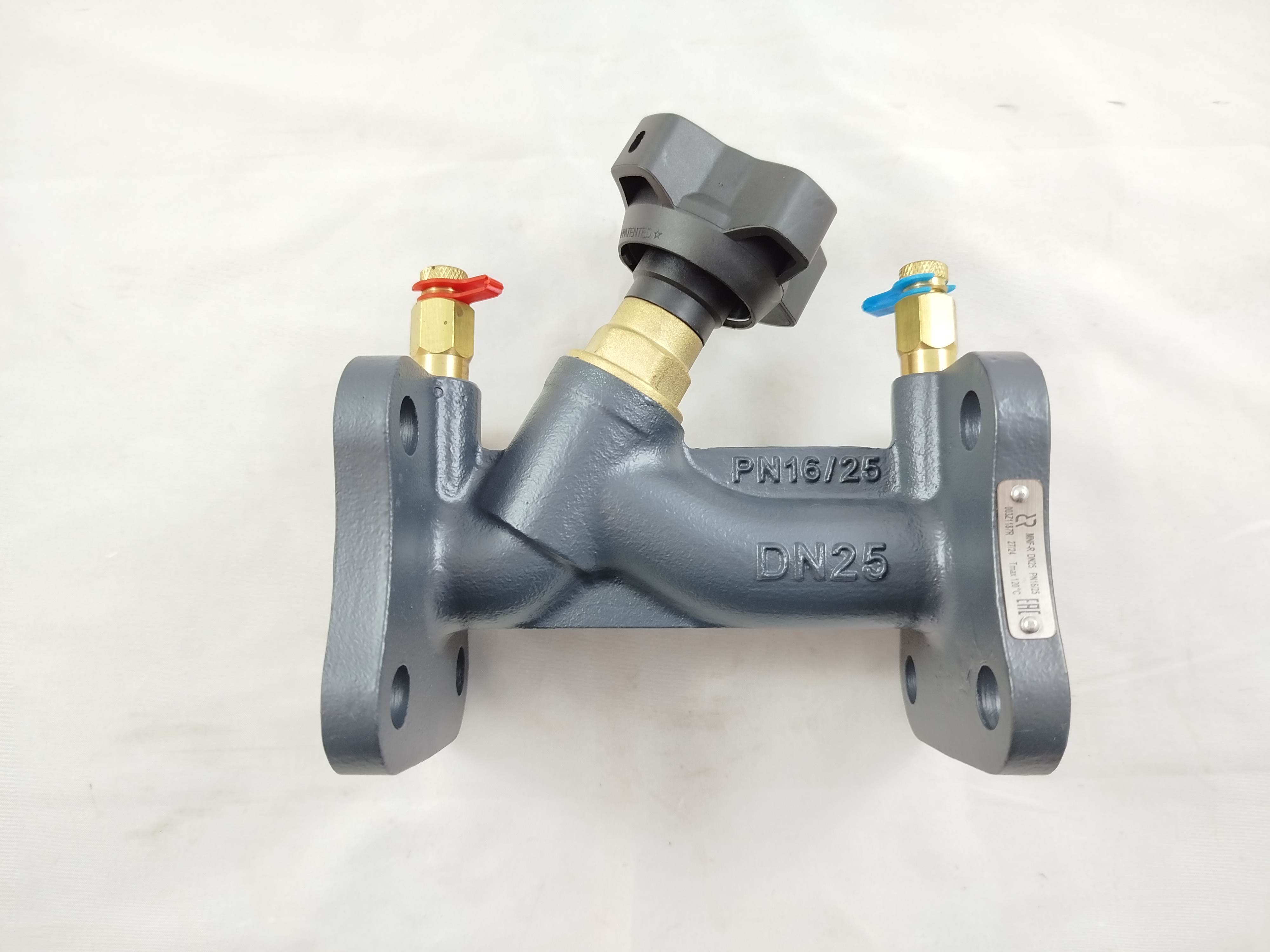 003Z1187R MNF-R DN25 ручной балансировочный клапан, фланцевый, PN25, Tmax 120C