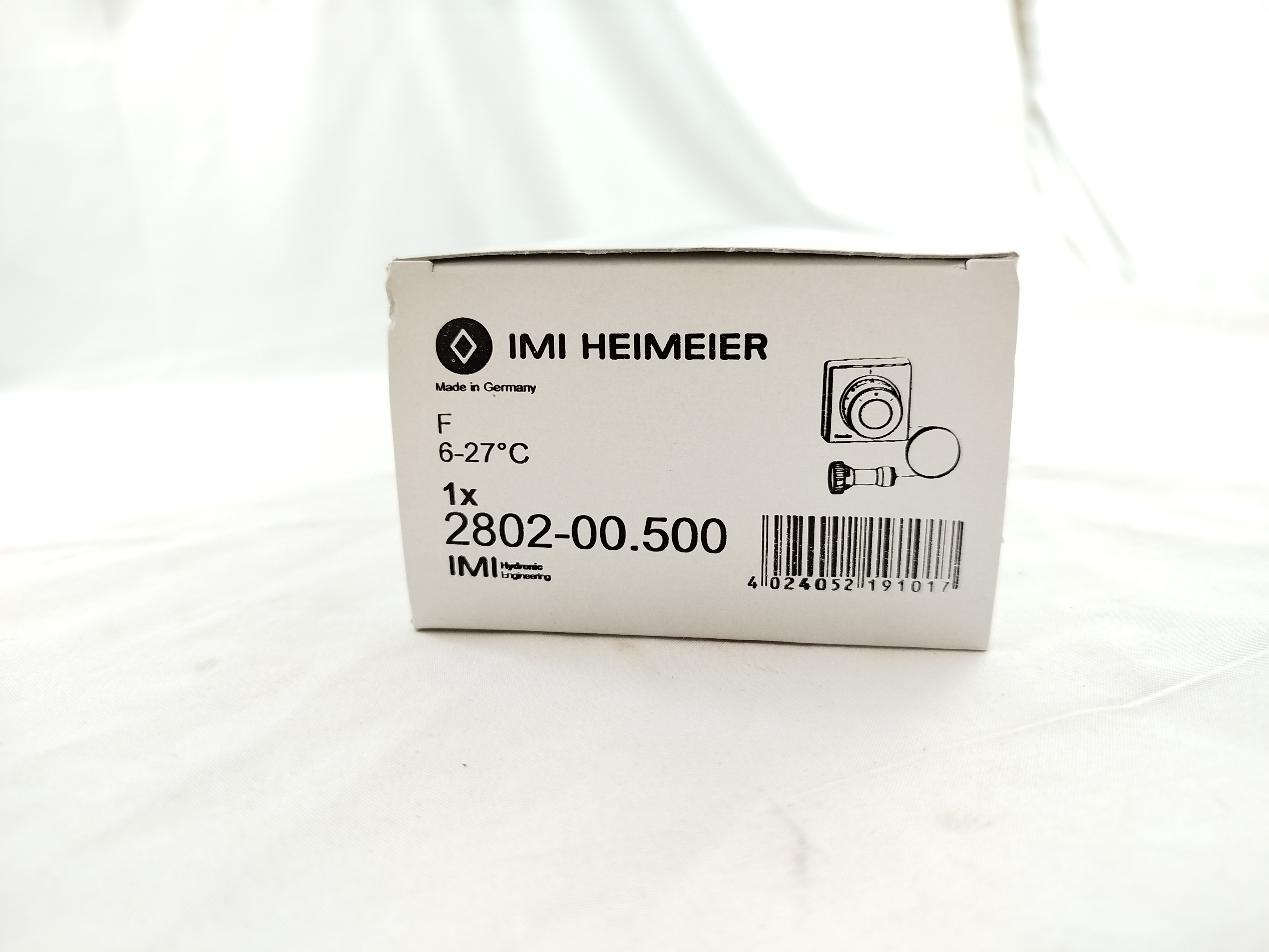 Термостатическая головка Heimeier F, трубка 2м  2802-00.500