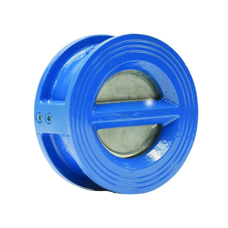 Клапан обратный двухстворчатый межфланцевый FAF Valve 2350 Ду 125, Ру 16 чугунный со створкой из нерж. стали и уплотнением EPDM