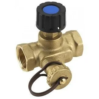 Клапан ручной запорный Danfoss MSV-M со спускным краном, Ду 25, 1" ВР, 003Z2053