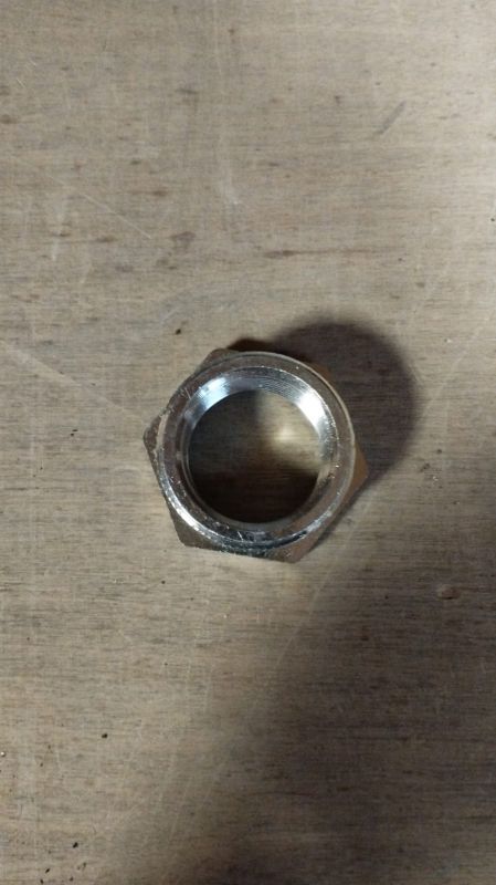 Футорка латунь никель Ду 32х25 (1 1/4"х1") НР/ВР VALFEX VF.581.N.114.100, DN 32