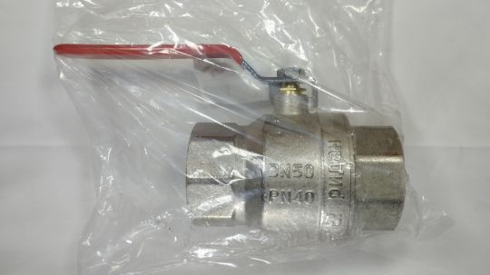 Ridan 065B8312R - BVR-R Кран шаровой РИДАН PN40 DN50 с внутренней резьбой; Т от -20С ...+120С; материал корпуса латунь CW602N
